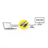ROLINE 11.45.5782 vaizdo kabelio adapteris 3 m DisplayPort → HDMI iš perdirbtų medžiagų, juodas