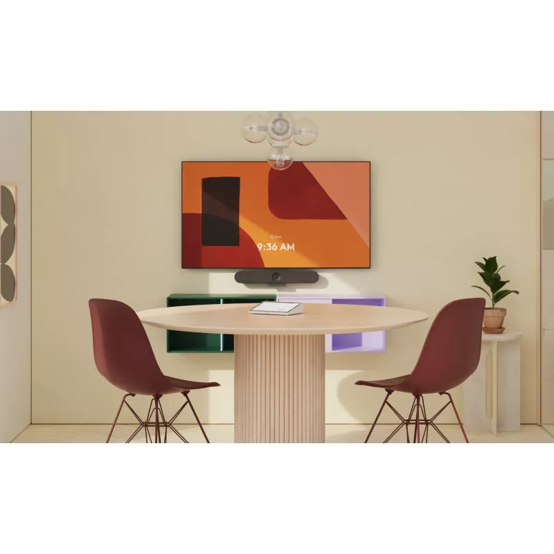 Logitech Rally Bar Huddle – viskas viename vaizdo konferencijų sistema mažoms erdvėms, grafito spalva, USB, CollabOS