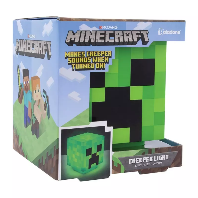 Paladone Minecraft Creeper 3D lemputė PP6595MCFV3 — Stalo / pakabinamas šviestuvas