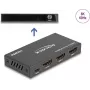 DeLOCK HDMI jungiklis 2x HDMI įėjimas į 1x HDMI išėjimas 8K 60 Hz juodas