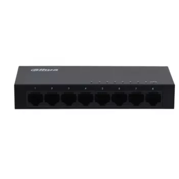 Dahua Technology SG1008-EUR tinklo jungiklis nevaldomas L2 Gigabit Ethernet (10/100/1000) juoda