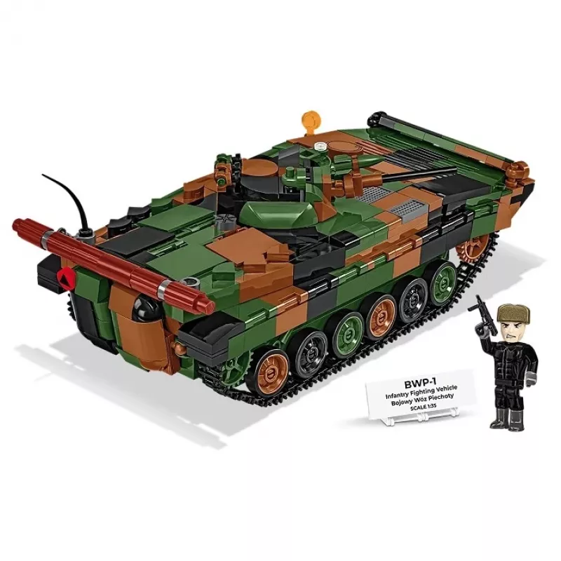 Konstruktorių rinkinys Cobi Armed Forces BWP-1 2630 – Lenkijos/Ukrainos amfibinis pėstininkų kovos mašinos modelis