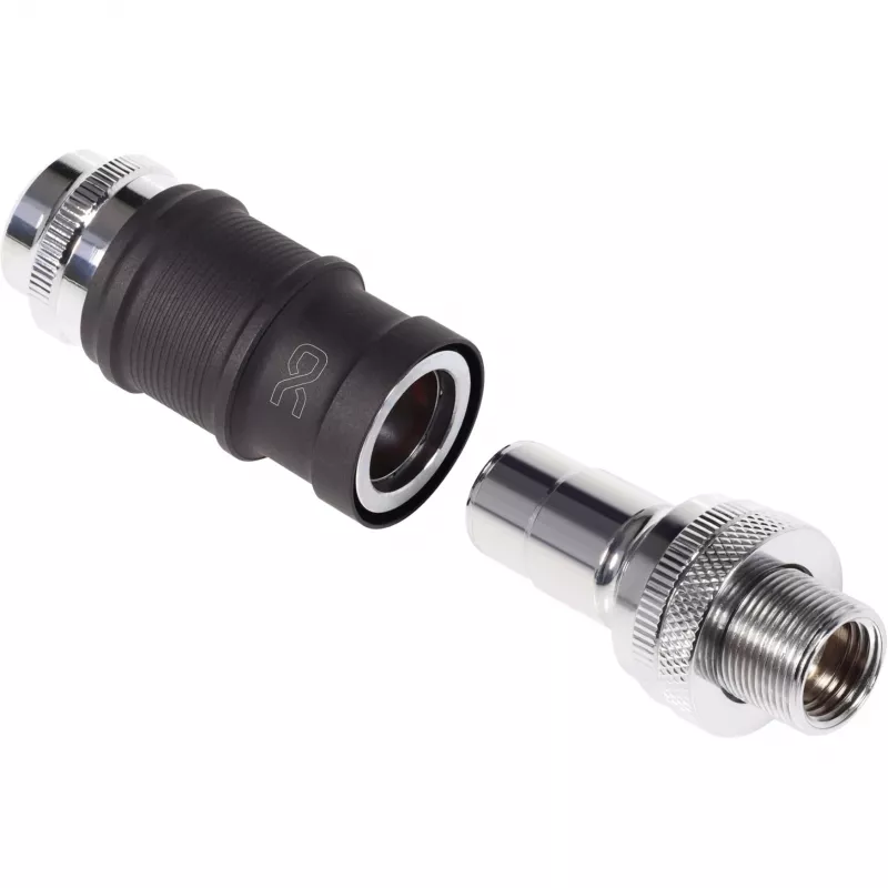 Alphacool Quick Disconnect Set BLH1A IG-IG su Schott jungtimi – greito atjungimo movų pora, skirta G½/G1/4 jungtims