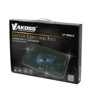 Vakoss LF-1854LK aušinimo pagrindas nešiojamam kompiuteriui 43,2 cm (17 inch) juodas