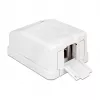 Elektrinė dėžutė DeLOCK 86235 balta 65 mm 47 mm 29 mm