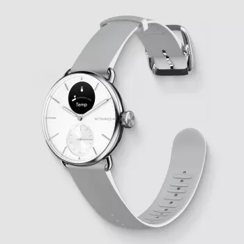 Withings ScanWatch 2 1.6 cm (0,63 colio) OLED 38 mm hibridinis laikrodis iš nerūdijančio plieno