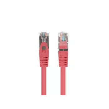 Pataisos laidas LANBERG PCF6-20CC-0100-R RJ45 Cat.6 1M Raudonas