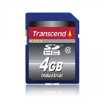 Flash atminties kortelė Transcend 4 GB SDHC Class 10 TS4GSDHC10