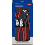 Knipex replių rinkinys „Power Pack“ – 3 poliruoti termoformuoti plastikiniai dėklai