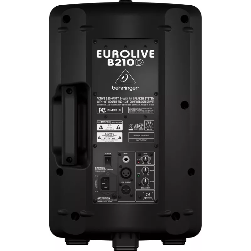 Aktyvus 2 krypčių garsiakalbis Behringer Eurolive B210D 135 W