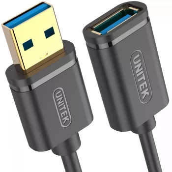 UNITEK Y-C457GBK USB 3.2 Gen 1 (3.1 Gen 1) laidas 1 m USB A juodas