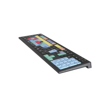 Klaviatūra Logickeyboard LKB-CBASE-A2PC-FR Universal USB AZERTY prancūziška juoda
