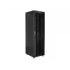 Stovimas serverio spintos stovas LANBERG 42U FF01-6842-12BL 600×800×2127,5 mm, 1200 kg, IP20, raktinis užraktas, ratukai