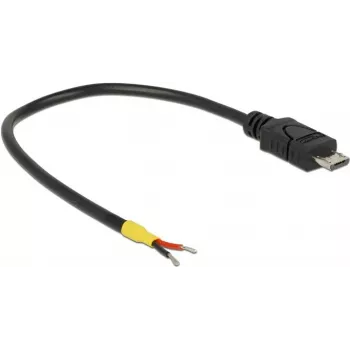 USB laidas DeLOCK 0,15 m Micro-USB B juodas