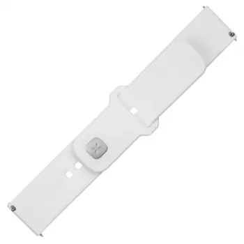 Sportinis dirželio rinkinys su Quick Release 22mm išmaniesiems laikrodžiams | 160-235 mm | Baltas | Silikonas