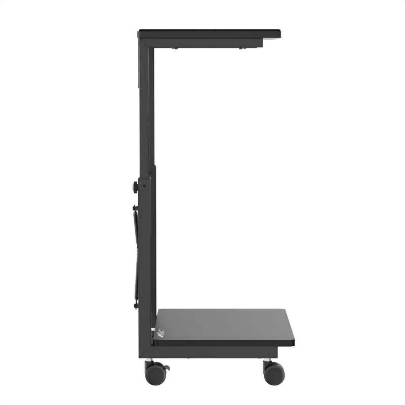 CPU stovas ant ratukų su NanoRS lentyna, 80 kg max, reguliuojamas aukštis 550~850 mm, RS430