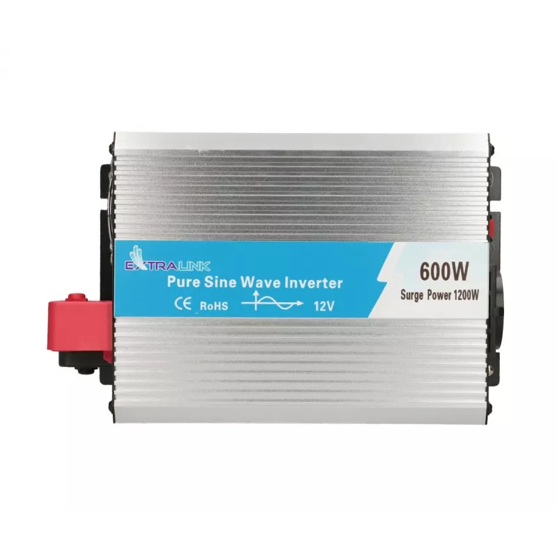 Įtampos keitiklis Extralink OPIP-600W 12V 600W grynas sinusas