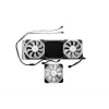 EK Water Blocks 120 mm korpuso ventiliatorius - pilka
