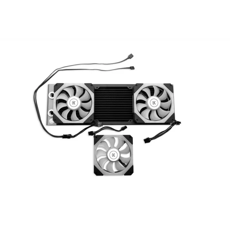 EK Water Blocks 120 mm korpuso ventiliatorius - pilka
