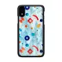 Apsauginis dėklas iKins iPhone XR – Black Poppin Rock dizainas