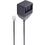 Telefono laidas ShiverPeaks BS71017-1 0.2 m Juoda