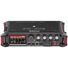 Nešiojamas garso įrašymo įrenginys Tascam FR-AV4 — 6 kanalų, 4 XLR combo + 2x 3,5 mm, 24/32 bitų, 48/96/192 kHz, „MicroSD“ iki 512 GB, USB-C, PD