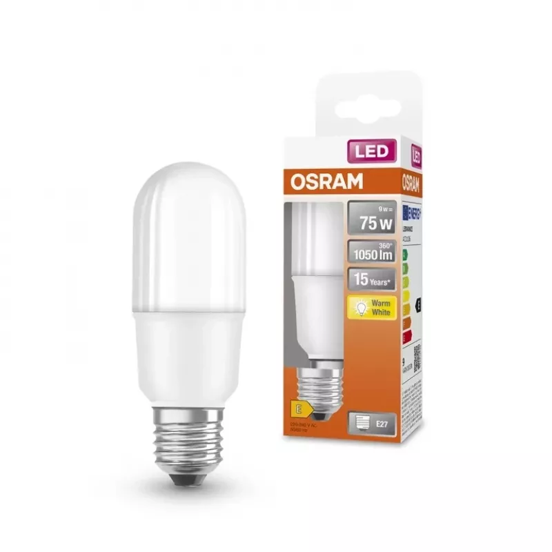 LED strypinė lemputė Ledvance Parathom FR E27 9W Šilta balta, energijos klasė A+