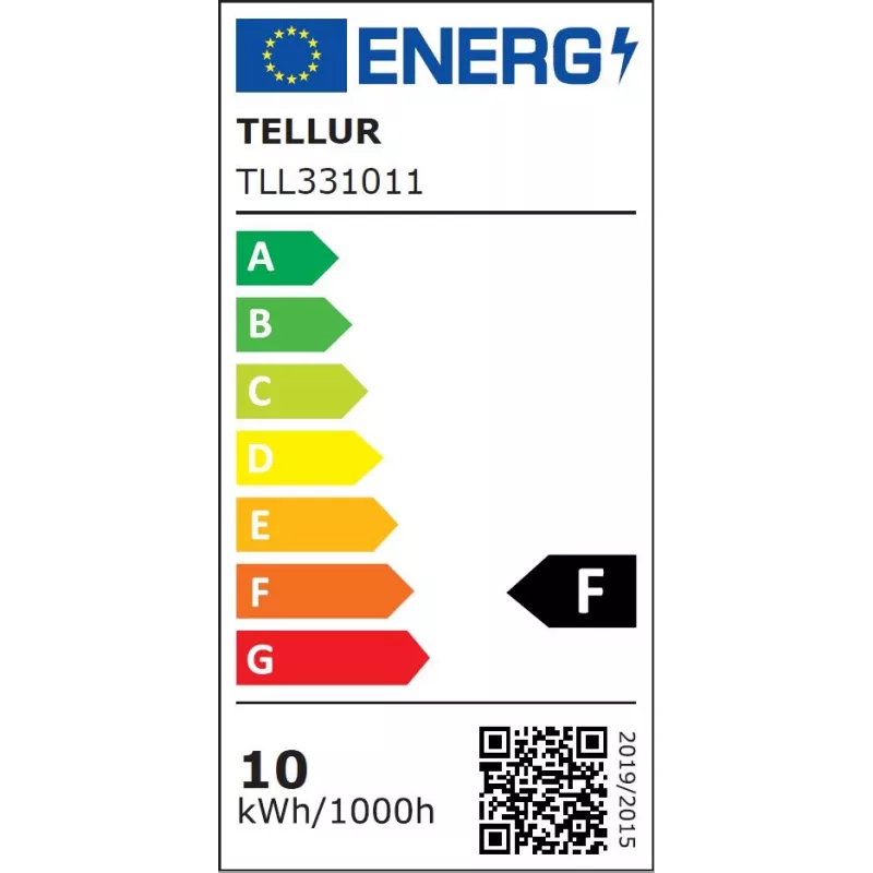 Išmanioji lemputė Tellur E27 RGB Dimmer – Wi‑Fi RGBW E27 išmanioji lemputė su reguliavimu