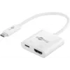 Goobay USB-C™ Multiport Adapter HDMI, baltas, 0.145 m