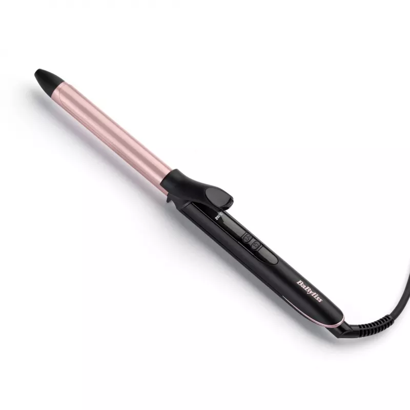 Garbanojimo žnyplės BaByliss 19 mm Curling Tong juodos su rožiniu auksu