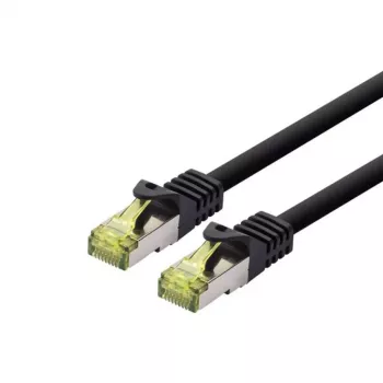 LOGON TCR6ASS015BL komutacinis kabelis Cat6a S/FTP (S-STP), AWG26, LSOH, 1,5 m, juodas