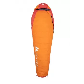 Miegmaišis Volven VOLVEN TRAVELLER Right Orange – mumijos formos, dešininis užtrauktukas, vienvietis