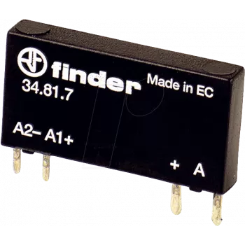 FIN 34.81 05-240 – Įkišama relė 1 normaliai atviras kontaktas 2A 5VDC/240VAC (34.81.7.005.8240)
