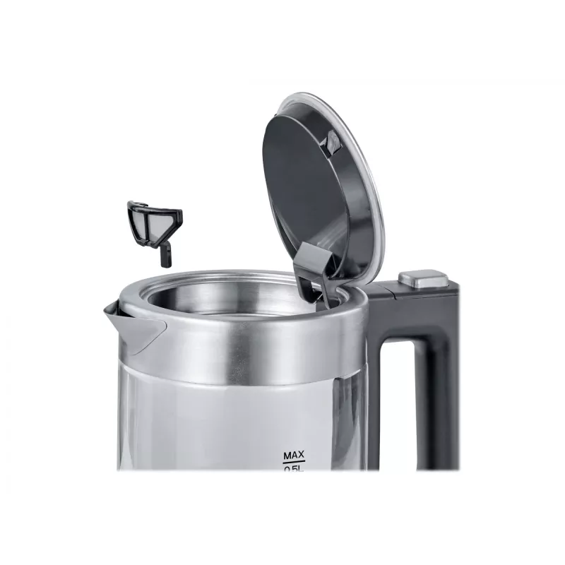 Severin WK 3472 Elektrinis virdulys 0,5 L sidabrinis 1100 W