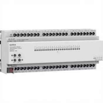 GIRA 504000 Schalt-/Jal.aktuatorius 24f/12f 16 A REG Kmf KNX Secure