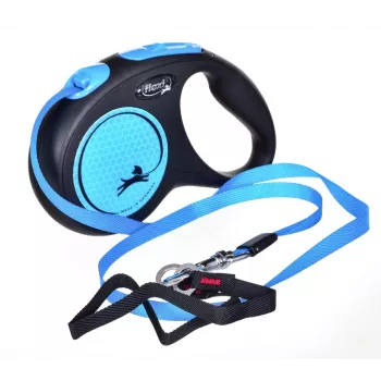 FLEXI New Neon M – ištraukiamas pavadėlis – 5 m