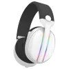 Subsonic Vektra SA5717-2 belaidės ausinės, dengiančios ausis, RGB LED, 7.1 emuliacija, baltos