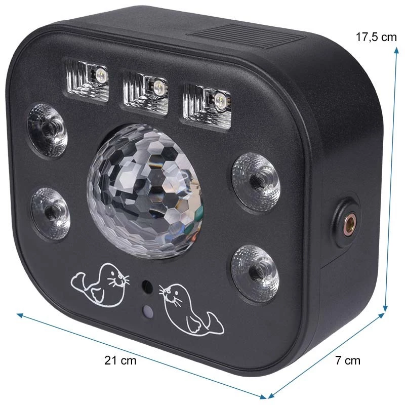 LIGHT4ME Multiphase - UV LED daugiaefektinis prožektorius