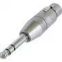 Neutrik NA3FP garso adapteris - XLR3 (motina) į stereo kištuką (tėvas)