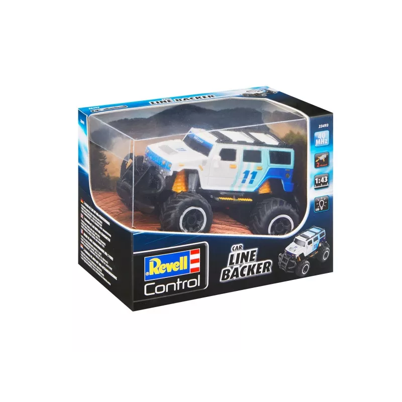 Automobilis Revell Line Backer REVELL – žaislinis modelis, juoda/mėlyna/balta, nuo 6 metų