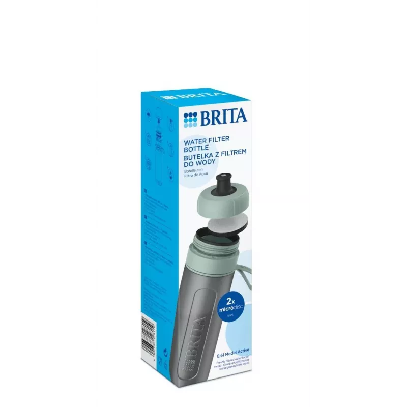 Brita Sportinis vandens filtro butelis Active tamsiai žalia, žalia