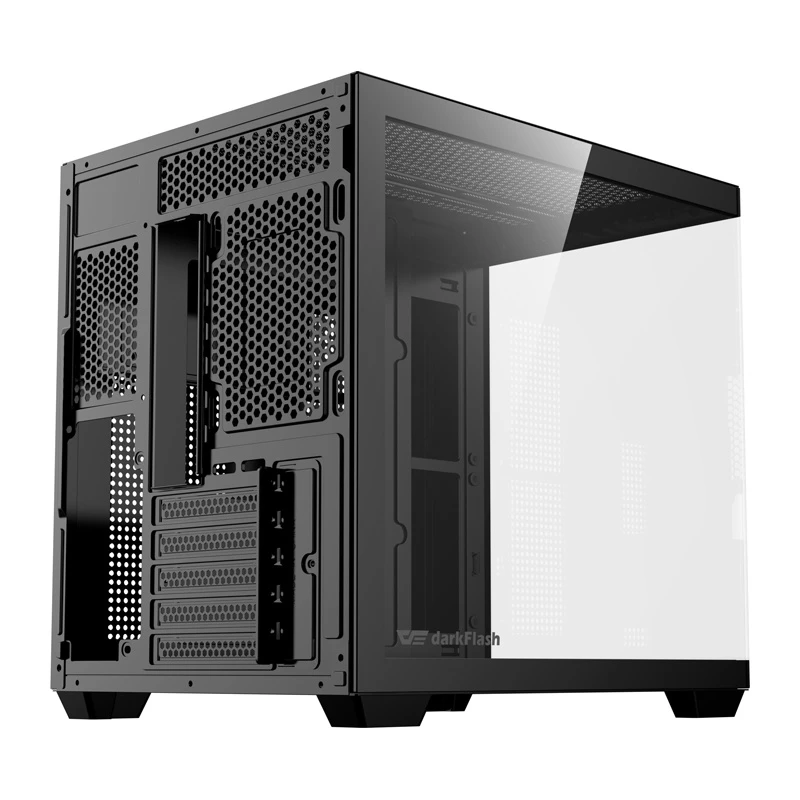 Kompiuterio korpusas DarkFlash B275 (juodas) ATX/mATX bokštinis