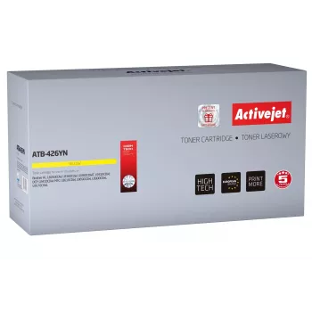Activejet ATB-426YN kasetė (atitikmuo Brother TN-426Y; Supreme; 6500 puslapių; geltona)