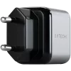 Mobiliojo įrenginio įkroviklis Satechi ST-UC30WCM-EU – universalus vidinis AC įkroviklis su 1× USB-C, juoda/sidabrinė