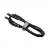 Fiksuotas USB-C į USB-C laidas FIXED FIXDLS-CC2-BK — 2 m, 60 W