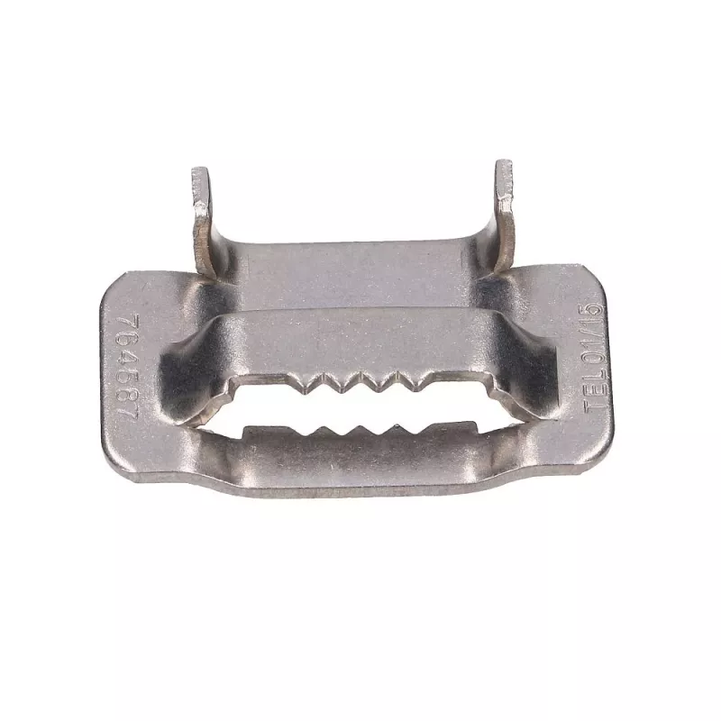 Extralink plieninis spaustukas 20 mm dantytai plieninei juostai