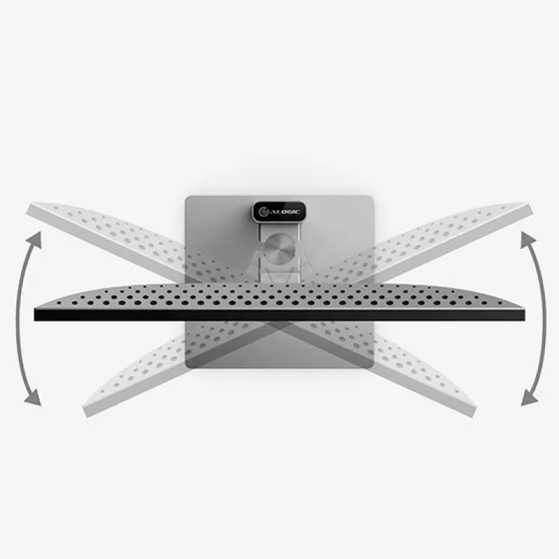 ALOGIC Clarity 27F34KCPD LED monitor – 68,6 cm (27 inch) – 3840x2160 4K @ 60 Hz – IPS – 400 cd/m² – 1000:1 – HDR600 – 2xHDMI, DisplayPort, USB-C – garsiakalbis – juoda ir sidabrinė