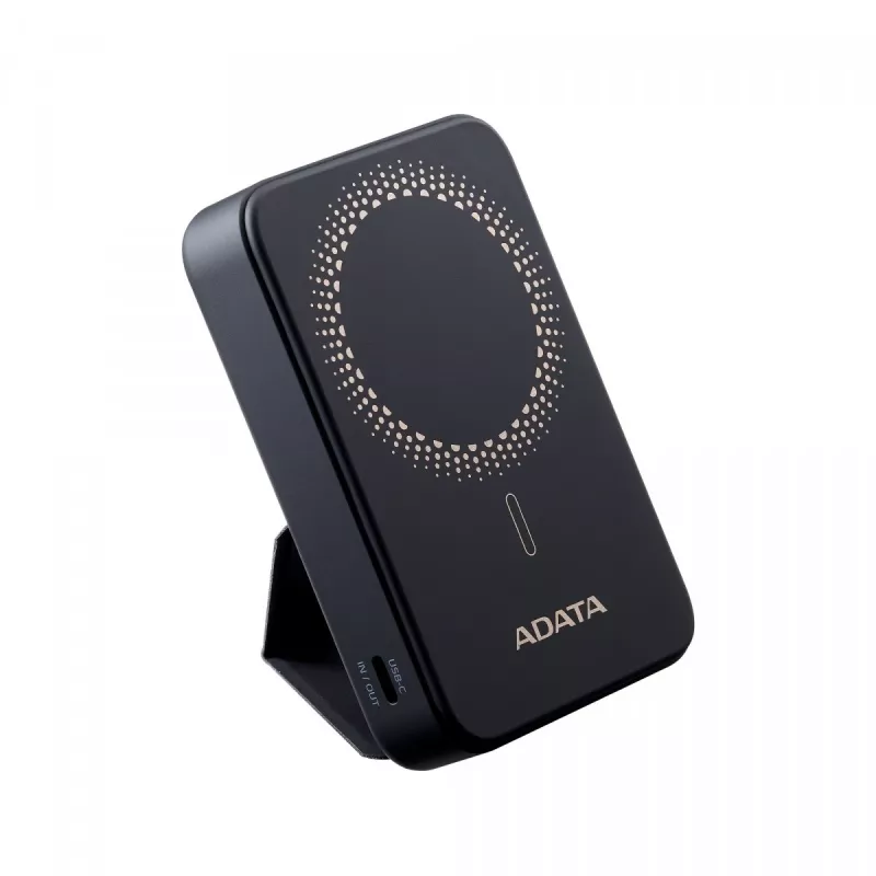 ADATA PR100-12BK Powerbankas, 10000 mAh, belaidis įkrovimas, juodas