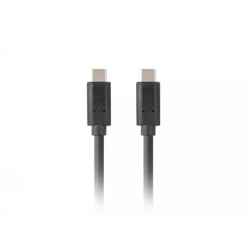 USB C į C laidas LANBERG CA-CMCM-32CU-0018-BK, USB 3.2 Gen 2, 1,8 m, juodas, 100 W PD, 4K vaizdas