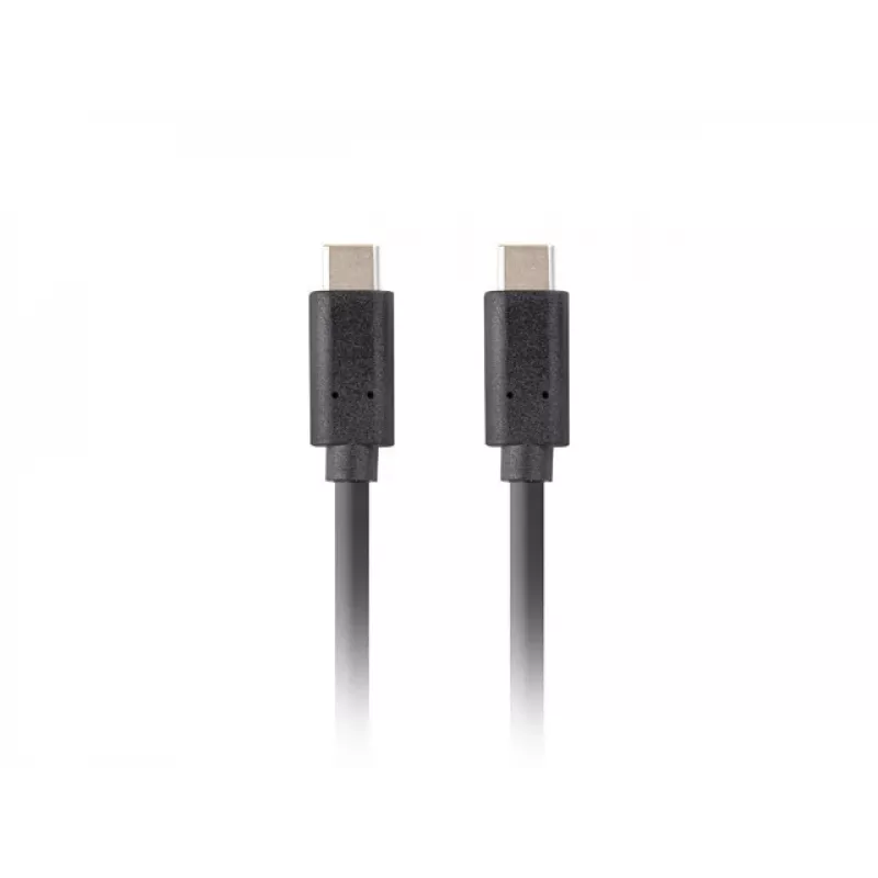 USB C į C laidas LANBERG CA-CMCM-32CU-0018-BK, USB 3.2 Gen 2, 1,8 m, juodas, 100 W PD, 4K vaizdas
